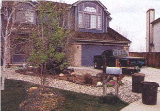 Photo of the Harris house in Littleton, Colorado