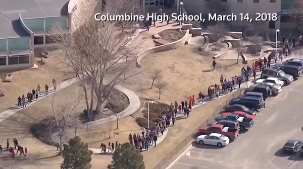 Columbine High School walkout 2018