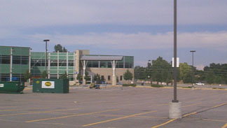 Outside Columbine High School