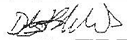 Dylan Klebold's signature