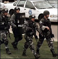 Denver SWAT team in action