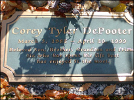 Corey DePooter grave