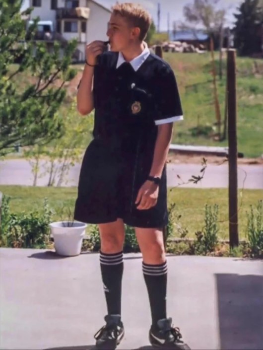 Steve Curnow loved soccer Steve Curnow loved being a soccer referee