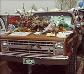 John's truck was a Columbine memorial